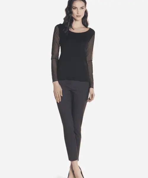 Alternative view of Tulle Sleeve Top